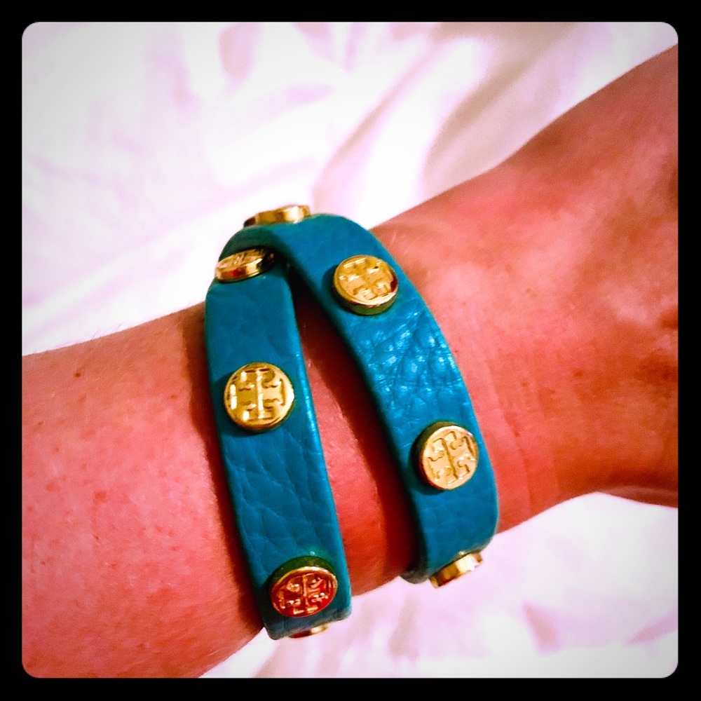 Tory Burch leather wrap bracelet